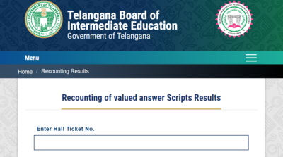 TS Inter 1st, 2nd year reverification, recounting results 2024 declared: Direct links to check
