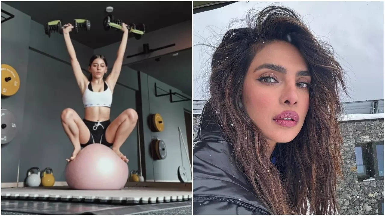 Alaya F’s fitness balancing act earns Priyanka Chopra’s applause – Times of India