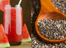 What happens when you add Chia seeds to Watermelon juice?