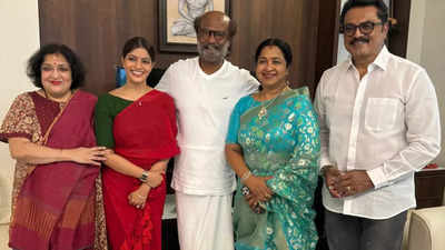 Varalaxmi invites Rajinikanth for her wedding