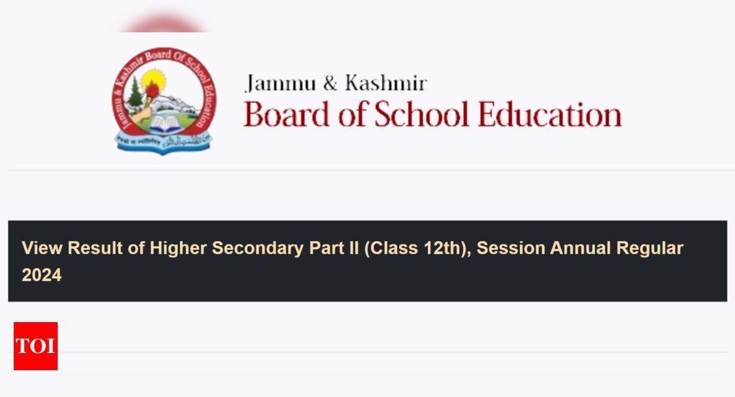 JKBOSE class 12 result out at jkresults.nic.in: Direct link to check scores