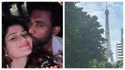 Arti Singh enjoys honeymoon in Paris with husband Dipak Chauhan; gives a glimpse of the Eiffel Tower