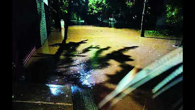 After downpour, blocked drain leaves township in waist-deep murky waters