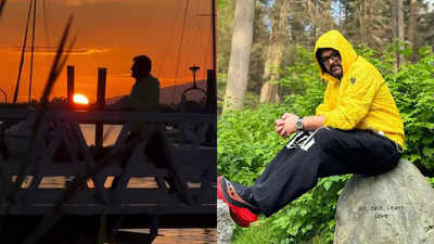 Kapil Sharma shares a glimpse of taking a stroll at sunset as he holidays in Canada; watch video