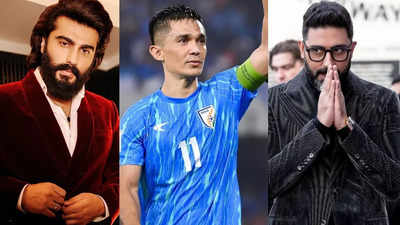 Arjun Kapoor and Abhishek Bachchan honor Sunil Chhetri’s legendary career as he retires from International football