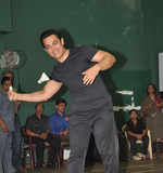 Aamir plays Badminton