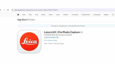 Leica announces new camera app for Apple iPhone users