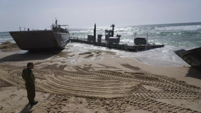 US-built pier in Gaza reconnected after repairs and aid will flow soon, US central command says