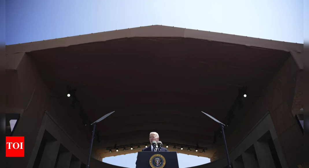 Biden asks Americans to recommit to democracy in Normandy cliff speech ...