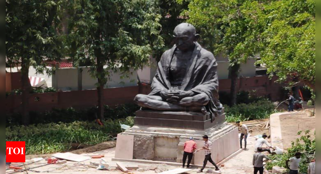 Villupuram MP Ravikumar slams dislocation of Gandhi, Ambedkar statues ...