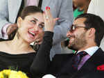 Saif-Bebo spotted at a Polo match