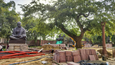 Statues shifted in Parliament to rob opposition MPs of a place to protest: Congress