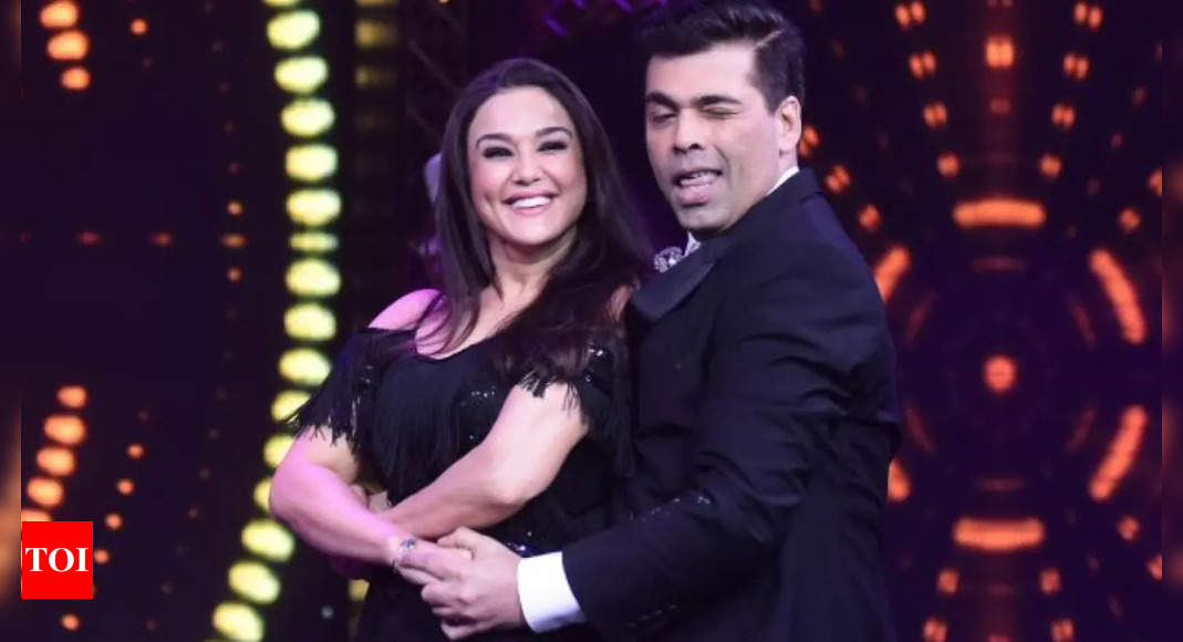 Preity Zinta’s dance video with Karan Johar was overshadowed by his hilarious comment | Hindi Movie News