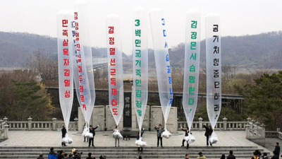 North Korea resumes flying balloons in likely bid to drop trash on ...
