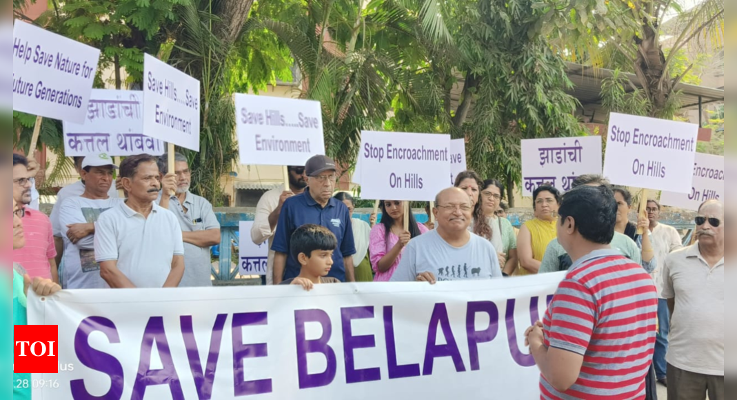 Navi Mumbai: Rights body summons state, Cidco, in Belapur Hill grab ...