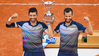 Arevalo and Pavic win French Open men's doubles title