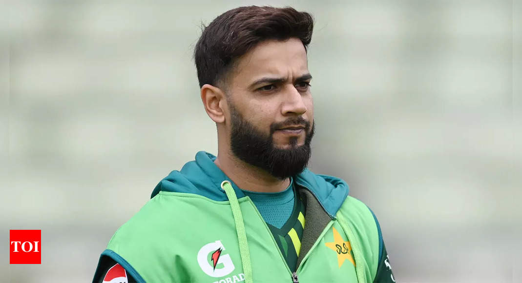 T20 World Cup: Pakistan's Imad Wasim set to return for India clash | Cricket News – Times of India
