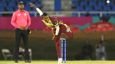 T20 World Cup: Akeal Hosein's fifer helps West Indies crush Uganda by 134 runs