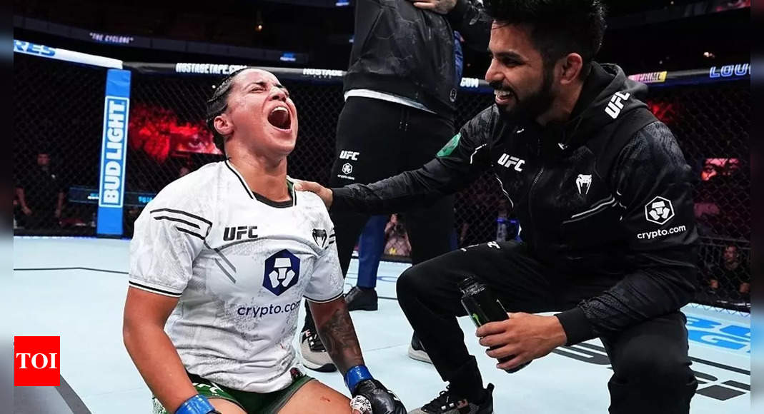 Puja Tomar makes history as first Indian fighter to win at UFC - Watch - The Times of India