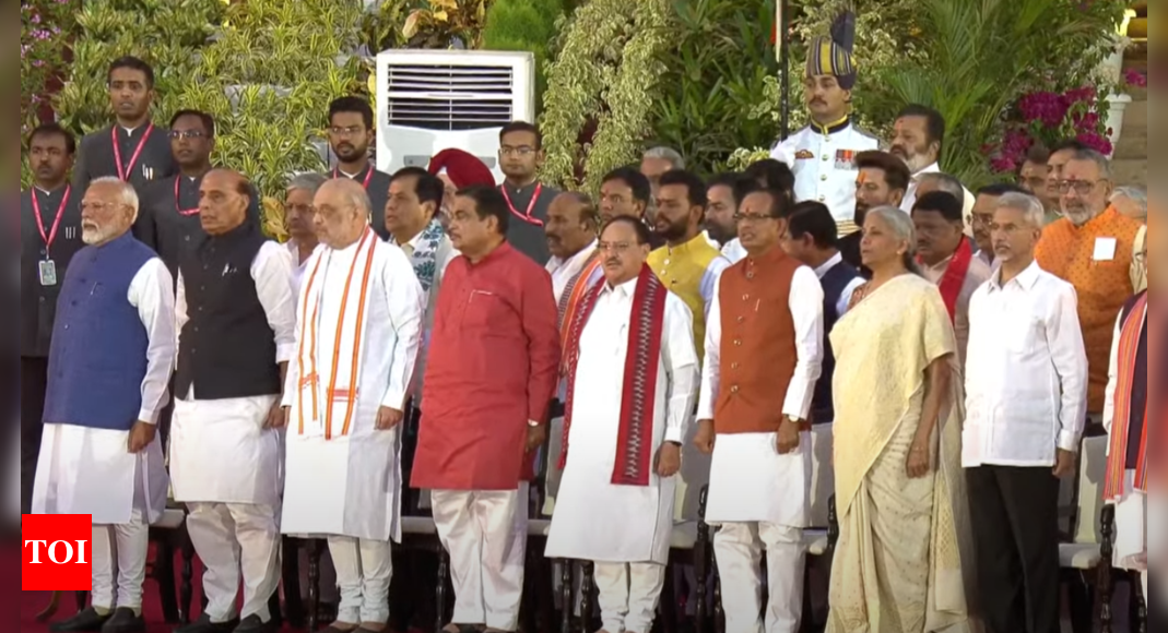 PM Modi takes oath with 71 ministers, allies get 11 berths; 1st Cabinet meet likely today