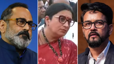 Rajeev Chandrasekhar, Smriti Irani and Anurag Thakur not in Modi 3.0 Cabinet