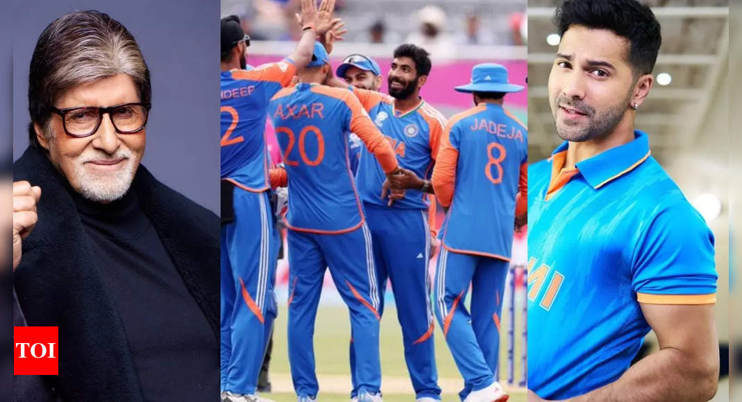 Amitabh Bachchan, Varun Dhawan, Sidharth Malhotra and other Bollywood stars celebrate Team India's triumph over Pakistan in T20 World Cup 2024 |