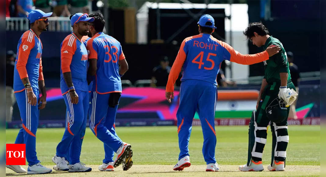 India make history with thrilling six-run win over Pakistan, defending the lowest total in T20 World Cups | Cricket News – Times of India
