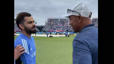 Watch: Virat Kohli, Jasprit Bumrah meet NBA legend John Starks in New York