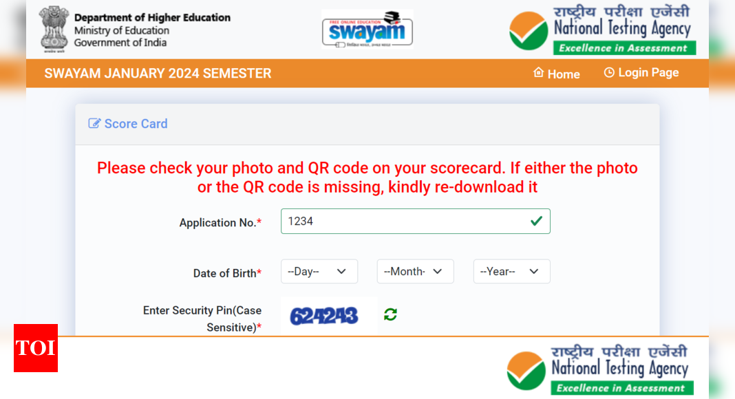 NTA SWAYAM January 2024 Result declared at swayam12.ntaonline.in: Direct link to download scorecards