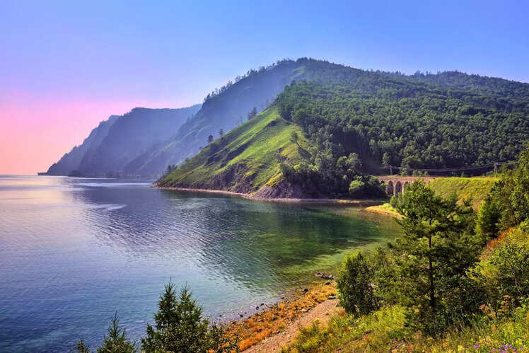 Lake Baikal, Russia - 5,387 ft