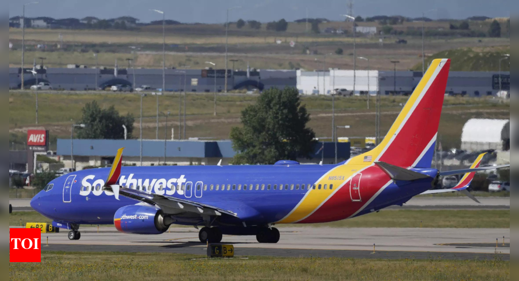 Southwest Airlines jumps after report of Elliott's  billion stake – Times of India