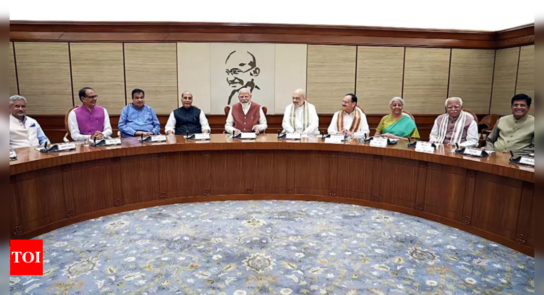 In first Cabinet meet, aid to build 3 crore houses for poor approved | India News – Times of India