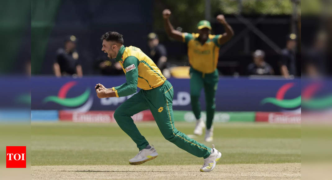 'It was always on a knife's edge': Markram hails Maharaj's last-over heroics in South Africa's thrilling 4-run win over Bangladesh | Cricket News – Times of India