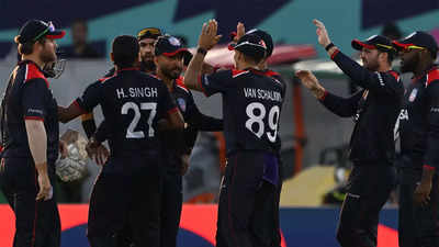 India vs USA: US cricket team closing in on major success at 2024 T20 World  Cup | Cricket News - Times of India