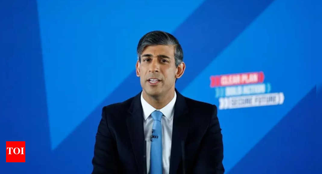 Zero growth: UK economy slows to halt in April ahead of general elections – Times of India