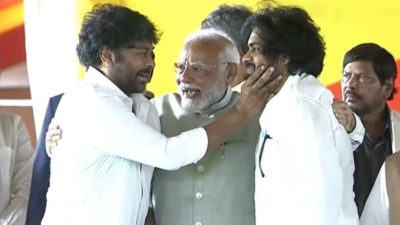 PM Modi shares emotional moment with Pawan Kalyan and Chiranjeevi, moves Ram Charan to tears
