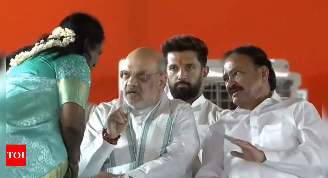 What did Amit Shah and Tamilisai talk about in viral video?