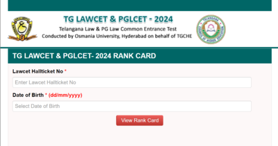 TS LAWCET, PGLCET Results 2024 out at lawcet.tsche.ac.in, direct link to download rank card