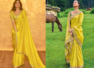 Yellow sari inspiration for summers