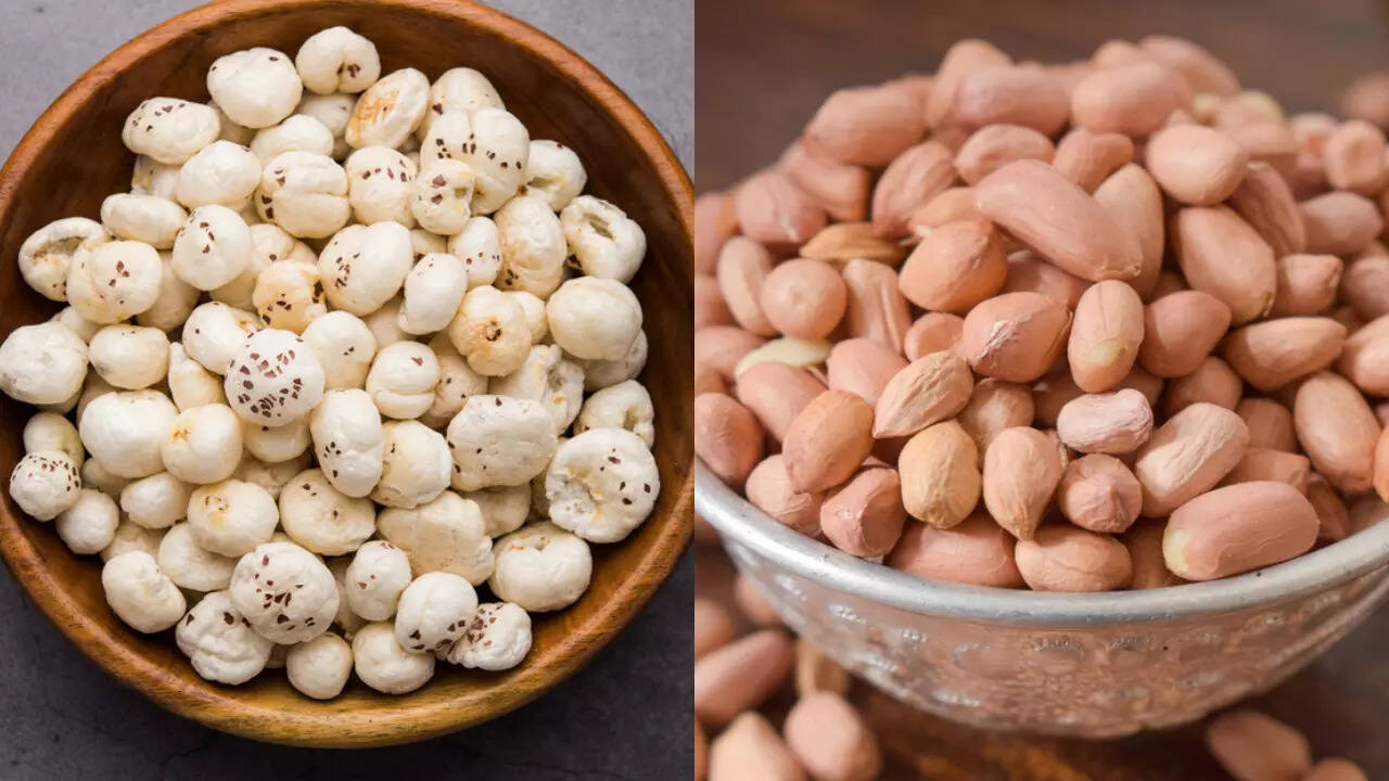 Makhana Vs Peanut: Which is a healthier weight-loss snack? | - Times of  India