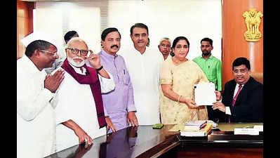 After Lok Sabha loss, Ajit Pawar's wife files Rajya Sabha nomination