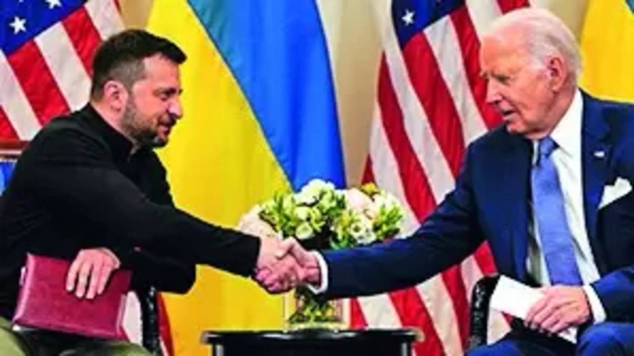 US, Ukraine ink 10-year defence pact billed as Nato precursor – Times of India