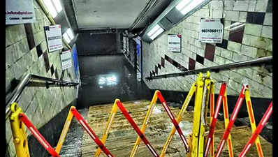 Wall leakage behind Park St metro station flooding: Kolkata Municipal Corporation