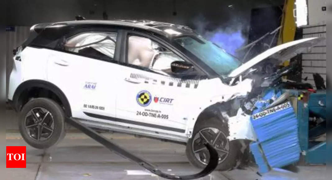 Tata Nexon EV scores 5 stars in Bharat NCAP: India’s top-selling EV’s safety vs Punch EV