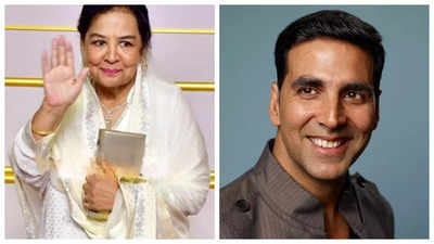 Farida Jalal confirms Akshay Kumar reads his dialogues off a white-board; Says, 'He wasn't like that before'