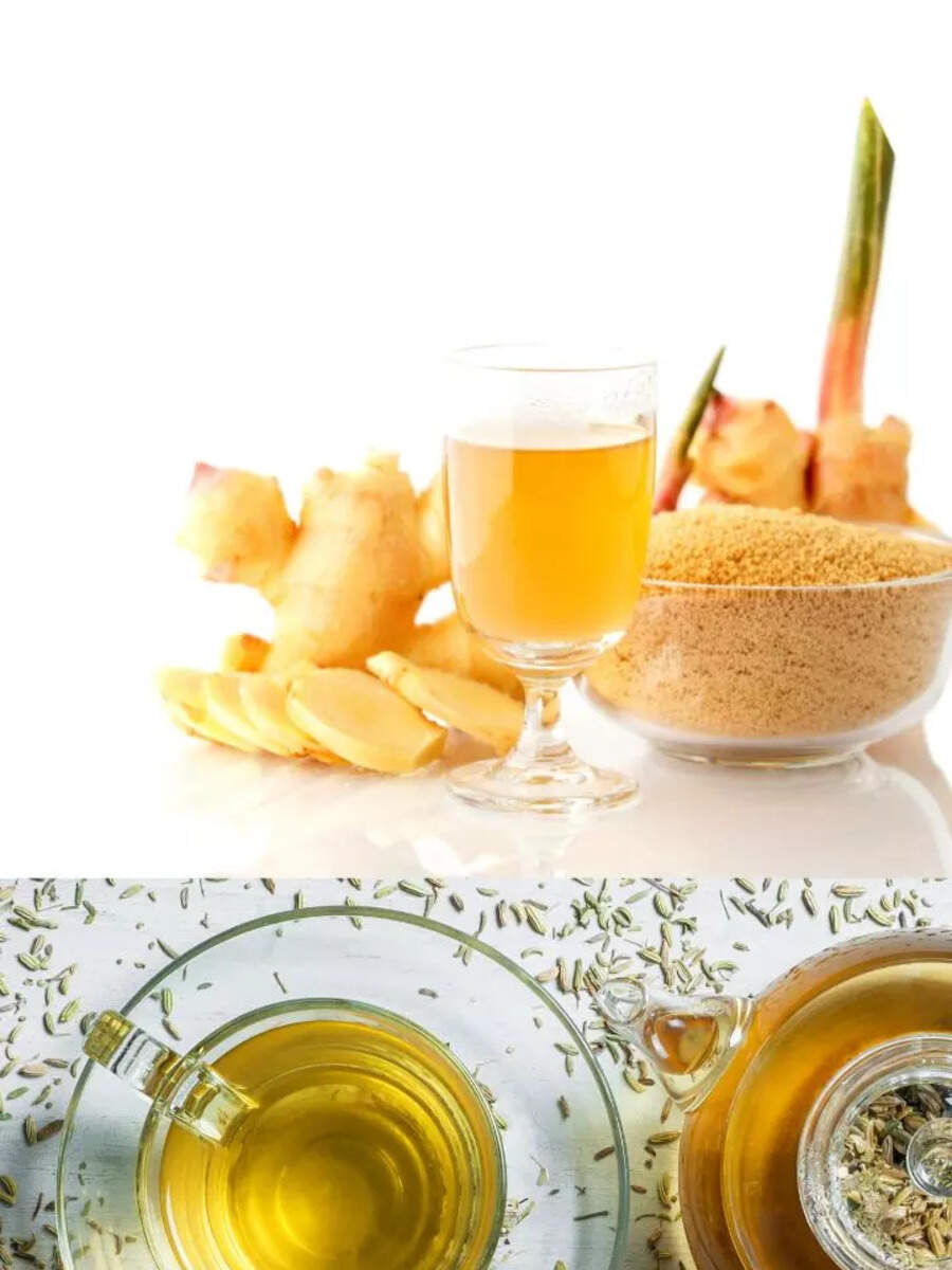 This postmeal drink made with fennel, ginger, carom seeds can melt