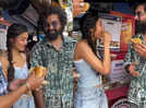 Hiten Kumar, Janki Bodiwala, Ravi Gohil enjoys Mumbai vada pav, wins hearts online