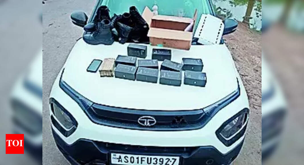 Drone Batteries: Drone batteries, cash seized from vehicle near city | Guwahati News - Vimarsana News