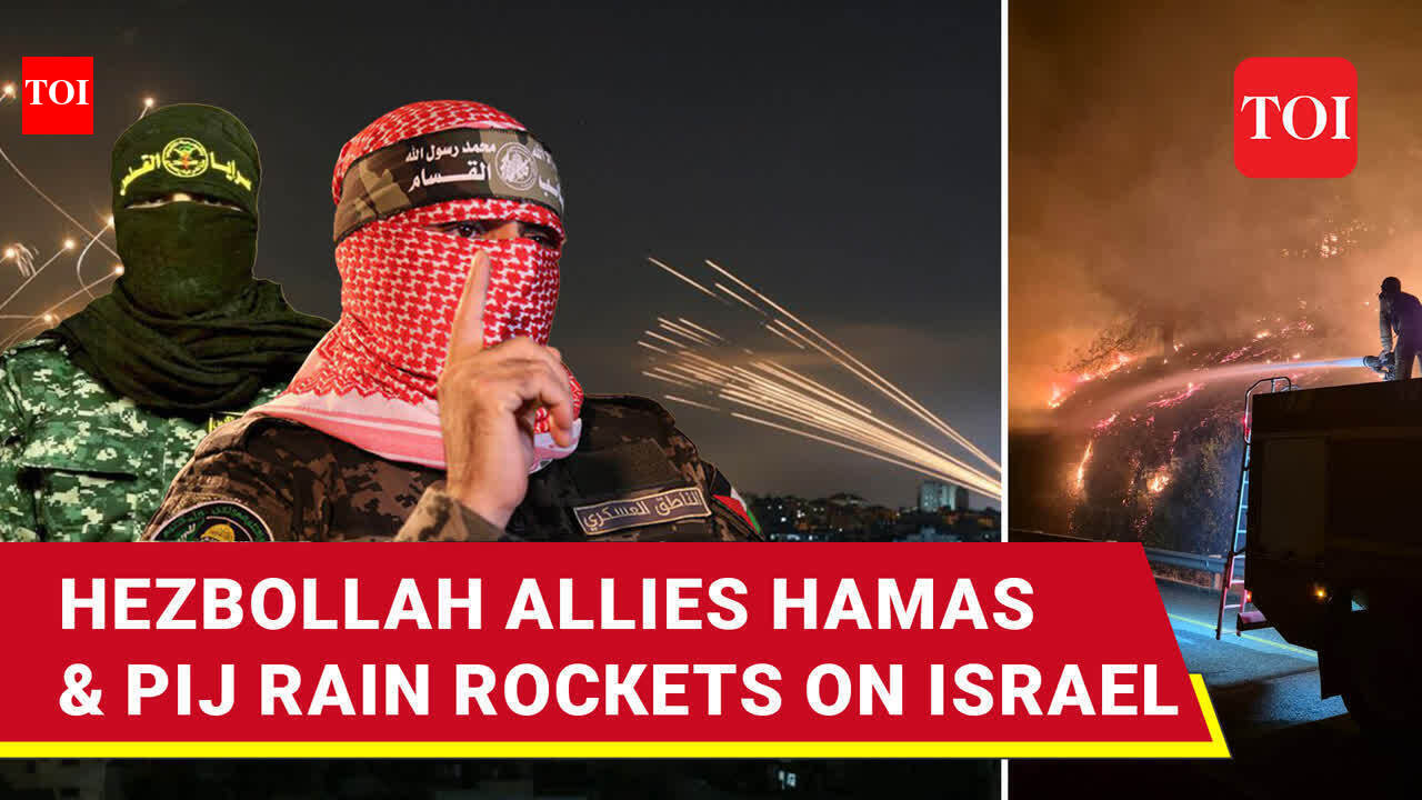 Hamas, PIJ's Rocket Attack As Israel Burns In Hezbollah 'Hellfire ...