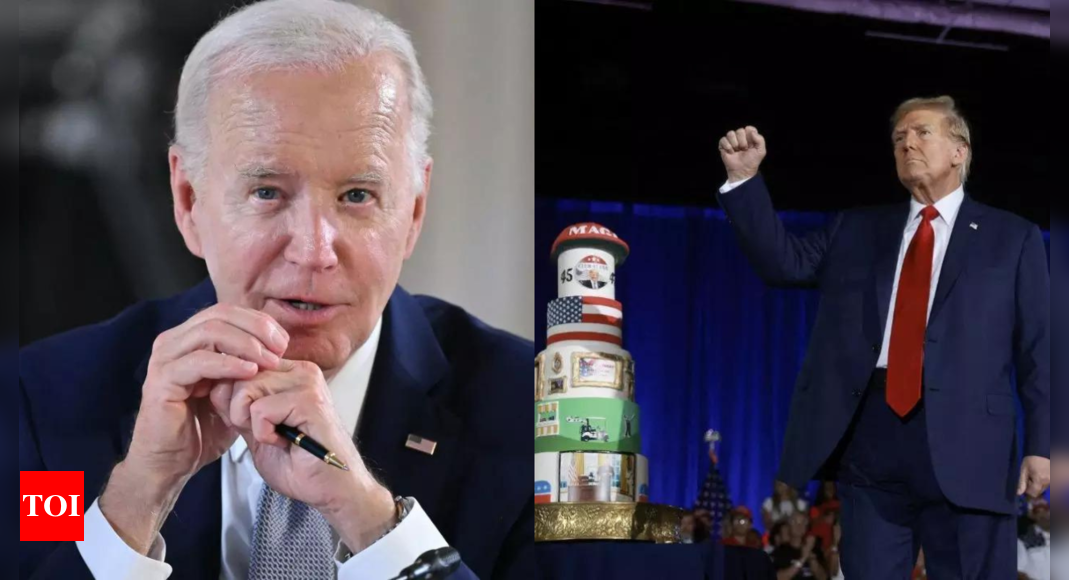 ‘From one old guy to another’: Joe Biden’s witty wish for Donald Trump on his 78th birthday – Times of India